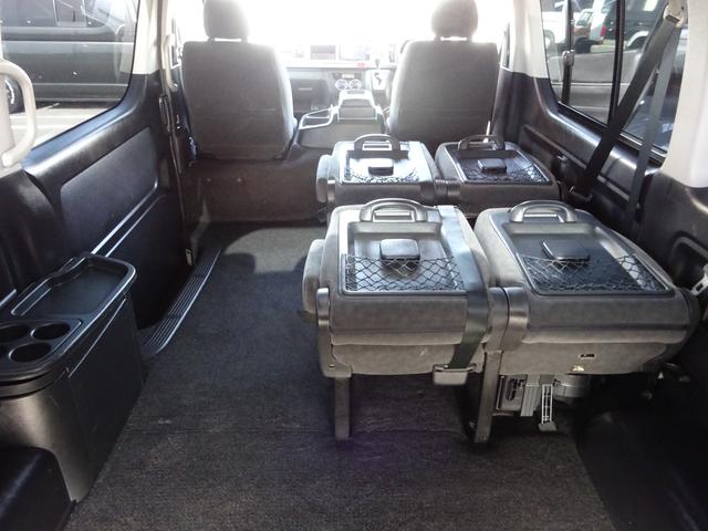 ハイエースワゴン GL 買取直販/ユーザー買取車/10人乗り/フルセグナビ/バックカメラ/Bluetooth対応/ETC/LEDテール/リクライニング加工/フロントバンパーガード/デイトナ16インチSW/AC100V電源//(63枚目)