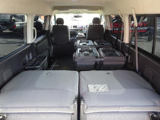 ハイエースワゴン GL 買取直販/ユーザー買取車/10人乗り/フルセグナビ/バックカメラ/Bluetooth対応/ETC/LEDテール/リクライニング加工/フロントバンパーガード/デイトナ16インチSW/AC100V電源//(68枚目)