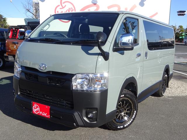 ハイエースバン ロングスーパーＧＬ　未登録新車／２０周年アニバーサリー／アーバンカーキ色／４１５サファリフルエアロ／サファリ１６インチＡＷ／サファリフェンダー／両側パワースライドドア／パノラミックビューモニター／デジタルインナーミラー／（8枚目）