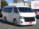 ハイエースワゴン ＧＬ　内装架装／ベッドキット／床フローリング加工／７型フェイス／ＳＤフルセグナビ／後席モニター／ＥＴＣ／パワースライドドア／コンビハンドル／シートカバー／１９インチＡＷ／フルエアロ／インナーブラックライト／（8枚目）