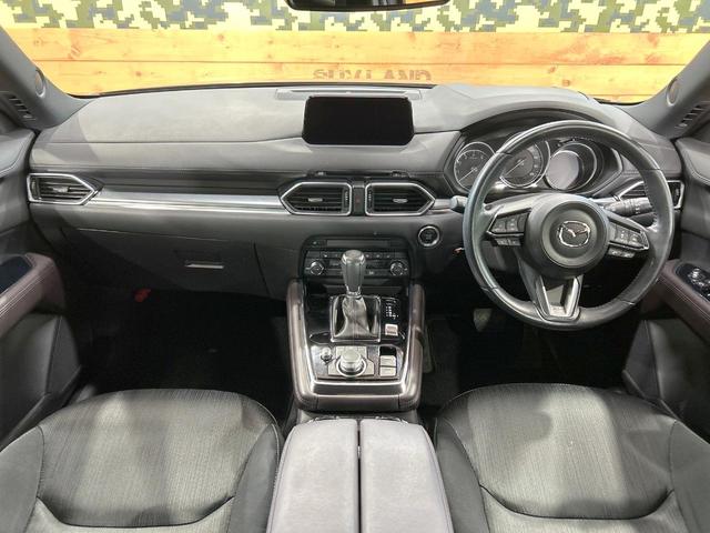 ＣＸ－８ ２５Ｔ　プロアクティブ　禁煙車　後席モニター　全周囲カメラ　６人乗り　ルーフレール　レーダークルーズ　ブラインドスポットモニター　純正ＳＤナビ　シートヒーター　ＬＥＤヘッド　ＥＴＣ　電動リアゲート　純正１９ＡＷ（2枚目）