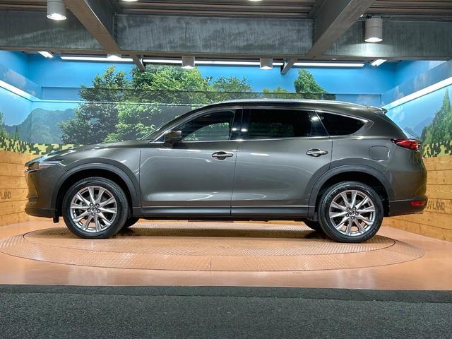 ＣＸ－８ ２５Ｔ　プロアクティブ　禁煙車　後席モニター　全周囲カメラ　６人乗り　ルーフレール　レーダークルーズ　ブラインドスポットモニター　純正ＳＤナビ　シートヒーター　ＬＥＤヘッド　ＥＴＣ　電動リアゲート　純正１９ＡＷ（26枚目）