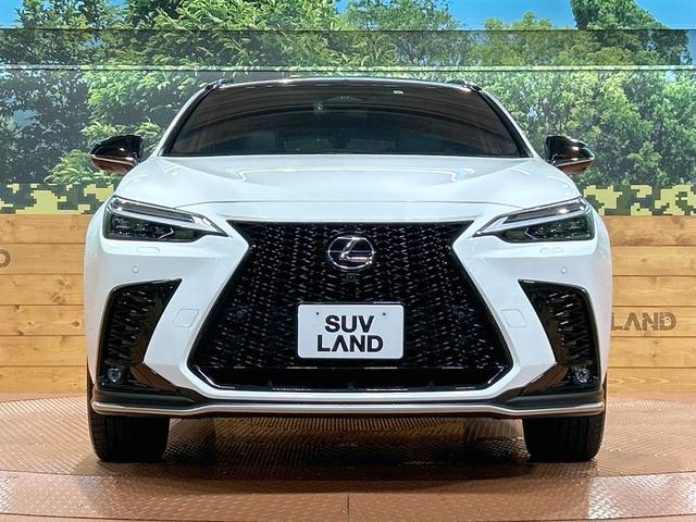 NX NX350h Fスポーツ 禁煙 パノラマルーフ 14型ディスプレイオーディオ 全周囲カメラ ヘッドアップディスプレイ ブラインドスポットモニター デジタルインナーミラー オレンジキャリパー 黒革 電動リアゲート ETC(27枚目)