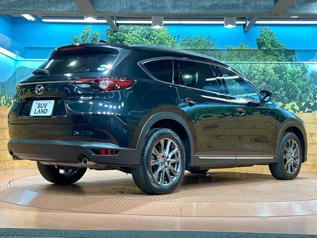 ＣＸ－８ ２５Ｓ　Ｌパッケージ　禁煙車　全周囲カメラ　１０型ナビ　フルセグ　本革シート　ブラインドスポットモニター　電動リアゲート　クリアランスソナー　レーダークルーズ　ルーフレール　ＬＥＤヘッドライト　純正１９インチＡＷ　ＥＴＣ（18枚目）