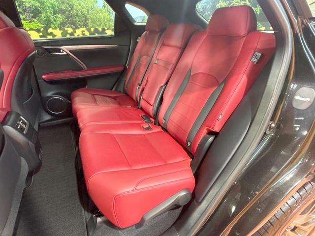 RX RX450h Fスポーツ 禁煙車 全周囲カメラ 12型ナビ 赤革 ブラインドスポットモニター ヘッドアップディスプレイ 三眼LEDヘッドライト クリアランスソナー レーダークルーズ 電動リアゲート 純正20インチAW ETC(43枚目)