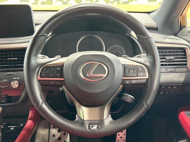 RX RX450h Fスポーツ 禁煙 ムーンルーフ TRDエアロ 12.3型ナビ 全周囲カメラ ヘッドアップディスプレイ ブラインドスポットモニター AC100V 電動リアゲート シートベンチレーション ステアリングヒーター ETC(13枚目)