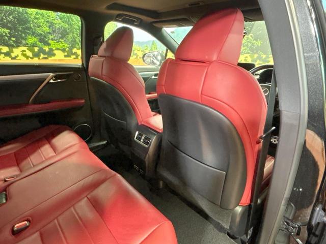 RX RX450h Fスポーツ 禁煙 ムーンルーフ TRDエアロ 12.3型ナビ 全周囲カメラ ヘッドアップディスプレイ ブラインドスポットモニター AC100V 電動リアゲート シートベンチレーション ステアリングヒーター ETC(62枚目)