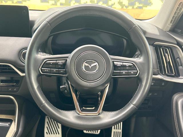 CX-60 25S Lパッケージ 禁煙車 12型ディスプレイオーディオ 全周囲カメラ BOSEサウンド シートヒーター ブラインドスポットモニター スマートブレーキサポート ヘッドアップディスプレイ LEDヘッド ETC 純正20AW(65枚目)