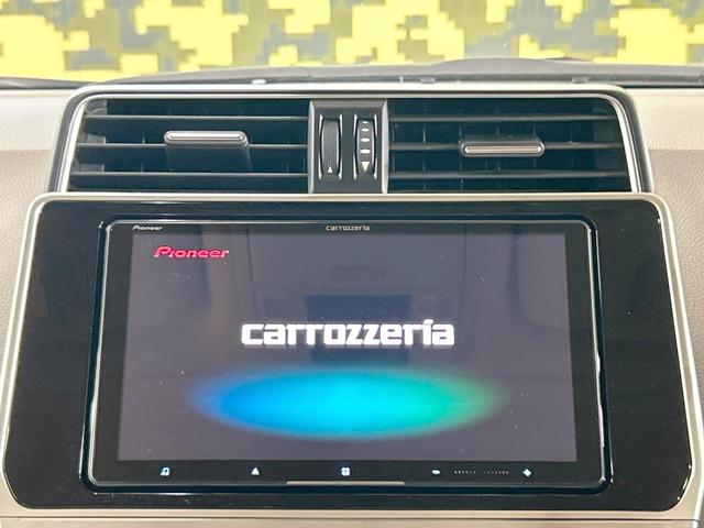 ランドクルーザープラド TX Lパッケージ 禁煙車 サンルーフ 7人乗り 9型ナビ ルーフレール ベージュシート シートエアコン クリアランスソナー レーダークルーズ トヨタセーフティセンス LEDヘッドライト 純正19インチAW ETC(4枚目)