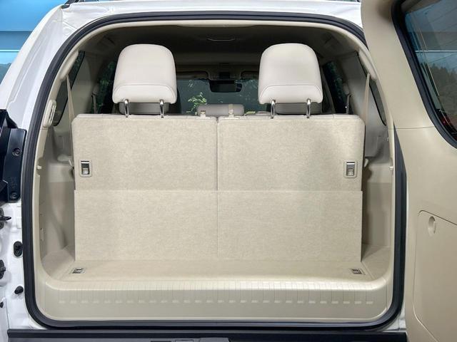 ランドクルーザープラド TX Lパッケージ 禁煙車 サンルーフ 7人乗り 9型ナビ ルーフレール ベージュシート シートエアコン クリアランスソナー レーダークルーズ トヨタセーフティセンス LEDヘッドライト 純正19インチAW ETC(73枚目)