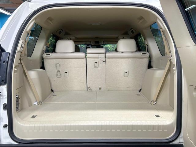 ランドクルーザープラド TX Lパッケージ マットブラックエディション 禁煙 サンルーフ メーカーナビ 全周囲カメラ 寒冷地仕様 ブラインドスポットモニター フルセグ ベージュ革 オートハイビーム シートベンチレーション パワーシート ルーフレール スーパーライブサウンド(11枚目)