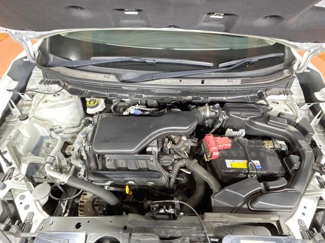 エクストレイル 20Xi 禁煙車 デジタルインナーミラー 全周囲カメラ プロパイロット 純正ナビ Bluetooth再生 フルセグ LEDヘッドライト ルーフレール ETC エマージェンシーブレーキ 純正アルミ(18枚目)