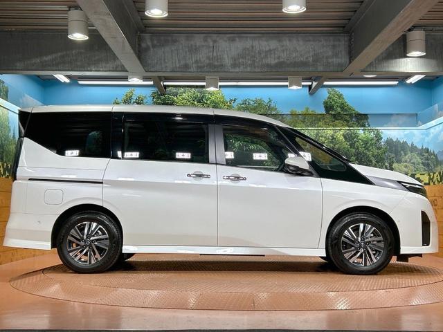 セレナ e-パワー ルキシオン 禁煙車 後席モニター 全周囲カメラ プロパイロット ワイヤレス充電 パーキングアシスト 衝突被害軽減システム 両側電動ドア ヘッドアップディスプレイ ビルトインETC 純正16インチAW 車線逸脱警報(37枚目)