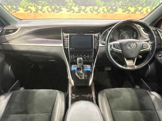 ハリアー プレミアム　アドバンスドパッケージ　スタイルモーヴ　禁煙車　ＪＢＬサウンド　全周囲カメラ　純正９型ナビ　トヨタセーフティセンス　クリアランスソナー　レーダークルーズ　メモリーパワーシート　電動リアゲート　純正１８インチＡＷ　ハーフレザーシート　ＥＴＣ（2枚目）