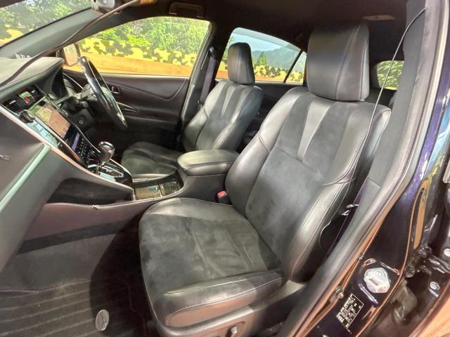 ハリアー プレミアム　アドバンスドパッケージ　スタイルモーヴ　禁煙車　ＪＢＬサウンド　全周囲カメラ　純正９型ナビ　トヨタセーフティセンス　クリアランスソナー　レーダークルーズ　メモリーパワーシート　電動リアゲート　純正１８インチＡＷ　ハーフレザーシート　ＥＴＣ（30枚目）