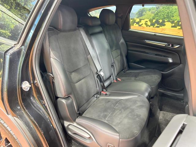 ＣＸ－８ ２５Ｓ　ブラックトーンエディション　禁煙車　ターボ　７人乗り　純正ＳＤナビ　全周囲カメラ　衝突被害軽減システム　レーダークルーズ　電動リアゲート　ハーフレザーシート　全席シートヒーター　ドラレコ　コーナーセンサー　スマートキー（10枚目）