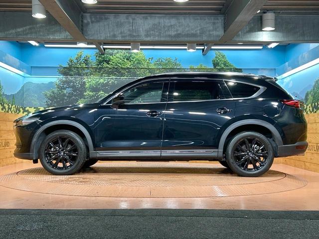 ＣＸ－８ ２５Ｓ　ブラックトーンエディション　禁煙車　ターボ　７人乗り　純正ＳＤナビ　全周囲カメラ　衝突被害軽減システム　レーダークルーズ　電動リアゲート　ハーフレザーシート　全席シートヒーター　ドラレコ　コーナーセンサー　スマートキー（28枚目）