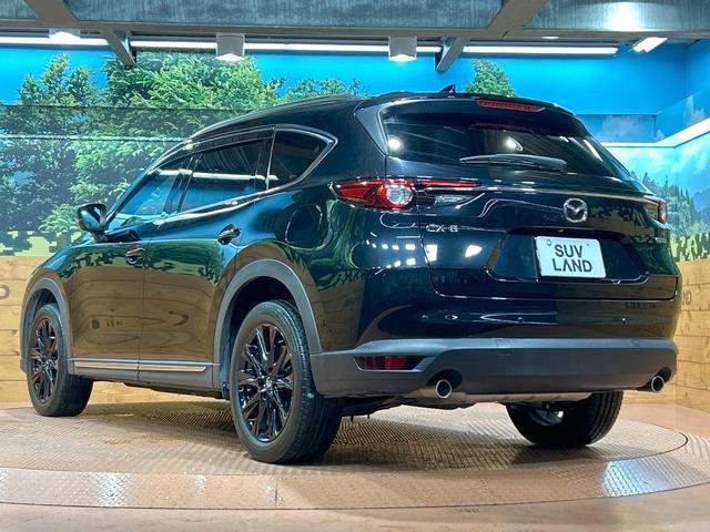 ＣＸ－８ ２５Ｓ　ブラックトーンエディション　禁煙車　ターボ　７人乗り　純正ＳＤナビ　全周囲カメラ　衝突被害軽減システム　レーダークルーズ　電動リアゲート　ハーフレザーシート　全席シートヒーター　ドラレコ　コーナーセンサー　スマートキー（29枚目）