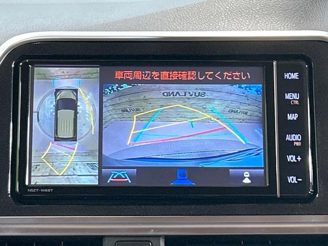シエンタ ハイブリッド　ファンベースＧ　クエロ　禁煙車　全周囲カメラ　純正ＳＤナビ　フルセグ　両側電動ドア　トヨタセーフティセンス　クリアランスソナー　クルーズコントロール　ステアリングヒーター　ＬＥＤヘッドライト　オートハイビーム　ＥＴＣ（4枚目）