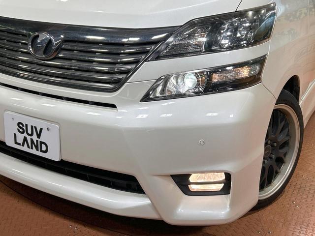 ヴェルファイア ２．４Ｚ　禁煙車　後席モニター　両側パワスラ　ＳＤナビ　バックカメラ　ＨＩＤヘッド　ＥＴＣ　クリアランスソナー　オートライト　オットマン　ダブルエアコン　１９インチアルミ　フォグランプ（13枚目）