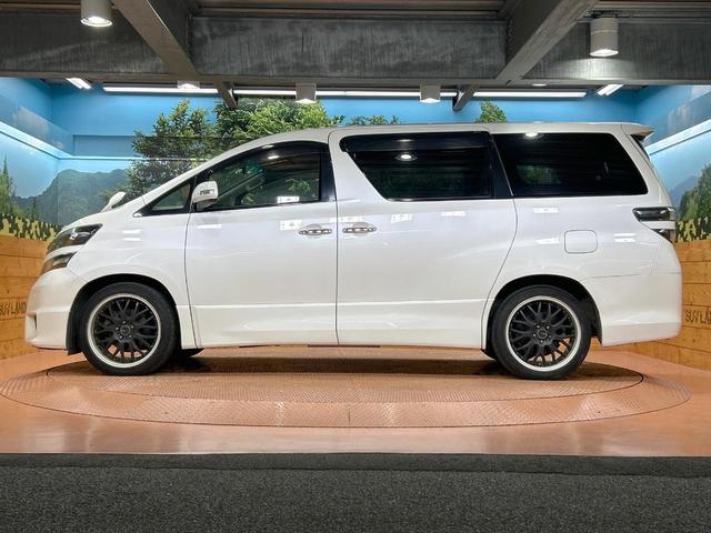 ヴェルファイア ２．４Ｚ　禁煙車　後席モニター　両側パワスラ　ＳＤナビ　バックカメラ　ＨＩＤヘッド　ＥＴＣ　クリアランスソナー　オートライト　オットマン　ダブルエアコン　１９インチアルミ　フォグランプ（23枚目）