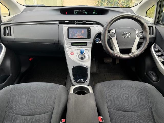 プリウス Sツーリングセレクション ワンオーナー モデリスタエアロ 禁煙車 フルセグナビ バックカメラ LEDヘッドライト オートライト スマートキー ETC ステアリングリモコン オートエアコン 電動格納ミラー パワーステアリング(14枚目)