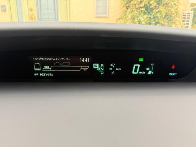 プリウス Sツーリングセレクション ワンオーナー モデリスタエアロ 禁煙車 フルセグナビ バックカメラ LEDヘッドライト オートライト スマートキー ETC ステアリングリモコン オートエアコン 電動格納ミラー パワーステアリング(28枚目)