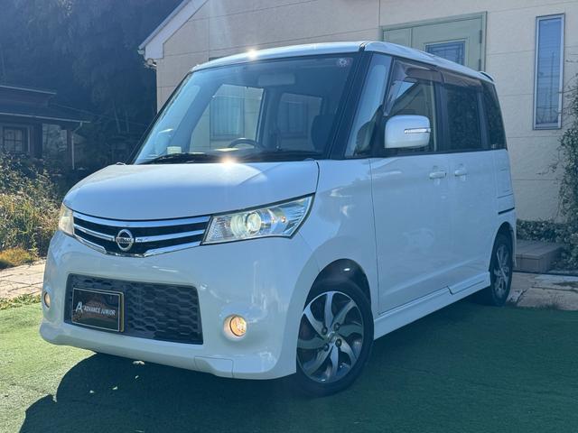 ルークス ハイウェイスターターボ　カロッツェリアナビ　両側電動スライドドア　禁煙車　ＨＩＤヘッド　スマートキー＆プッシュスタート　純正１４ＡＷ　ＥＴＣ　オートエアコン　ベンチシート　オートライト　フルセグ　Ｂｌｕｅｔｏｏｔｈ再生可（7枚目）