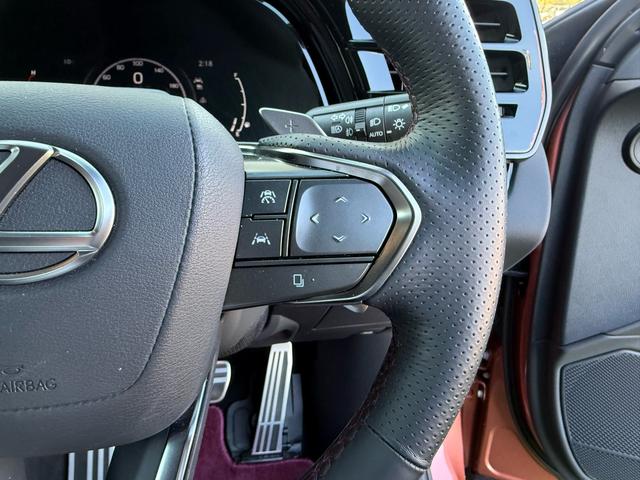 RX RX500h Fスポーツパフォーマンス ワンオーナー パノラマガラスルーフ マークレビンソン オレンジキャリパー ベンチレーション ステアリングヒター シートヒーター パノラミックビュー モデリスタアルミホイール フルセグ(24枚目)