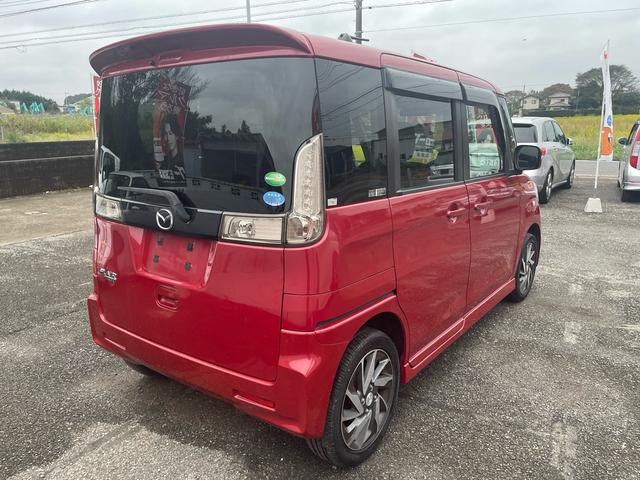フレアワゴンカスタムスタイル ＸＴ　純正ナビ　フルセグ　ＢＴ　両側パワスラ　前席シートヒーター　ターボ　スマートキー　スペアキー　エンジンスターター　純正フロアマット　ＨＩＤヘッドライト　フォグランプ　オートライト　純正ＡＷ　４ＷＤ（9枚目）