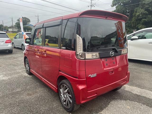フレアワゴンカスタムスタイル ＸＴ　純正ナビ　フルセグ　ＢＴ　両側パワスラ　前席シートヒーター　ターボ　スマートキー　スペアキー　エンジンスターター　純正フロアマット　ＨＩＤヘッドライト　フォグランプ　オートライト　純正ＡＷ　４ＷＤ（11枚目）