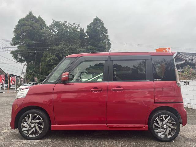 フレアワゴンカスタムスタイル ＸＴ　純正ナビ　フルセグ　ＢＴ　両側パワスラ　前席シートヒーター　ターボ　スマートキー　スペアキー　エンジンスターター　純正フロアマット　ＨＩＤヘッドライト　フォグランプ　オートライト　純正ＡＷ　４ＷＤ（12枚目）