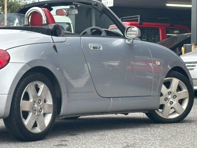 コペン アクティブトップ　ユーザー買取車／赤革シート／イクリプス製ＨＤＤナビ／シートヒーター／ＥＴＣ車載器／キーレスエントリー／フロントフォグランプ／純正１５インチアルミホイール（18枚目）