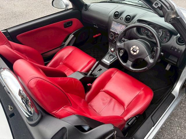 コペン アクティブトップ　ユーザー買取車／赤革シート／イクリプス製ＨＤＤナビ／シートヒーター／ＥＴＣ車載器／キーレスエントリー／フロントフォグランプ／純正１５インチアルミホイール（51枚目）