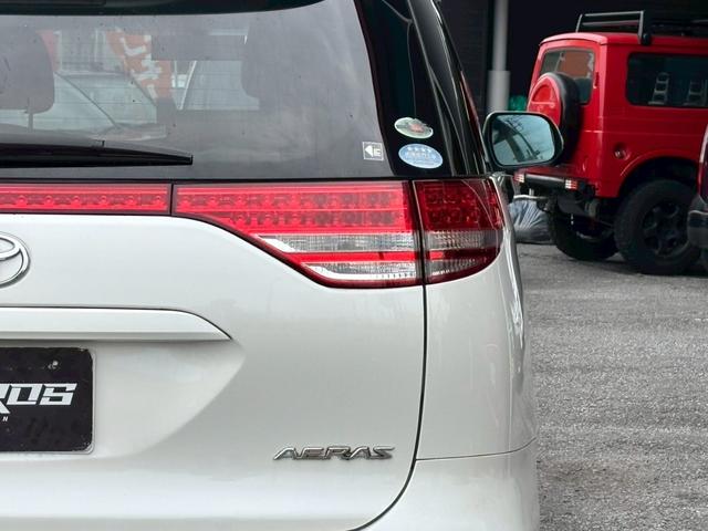 エスティマ ２．４アエラス　Ｇエディション　ユーザー買取車／障害物センサー／両側電動スライドドア／アルパイン製ナビ／ＥＴＣ車載器／ミュージックサーバー／バックカメラ／プッシュスタート／スマートキー／３列目シート／純正１７インチＡＷ／キーレス（40枚目）
