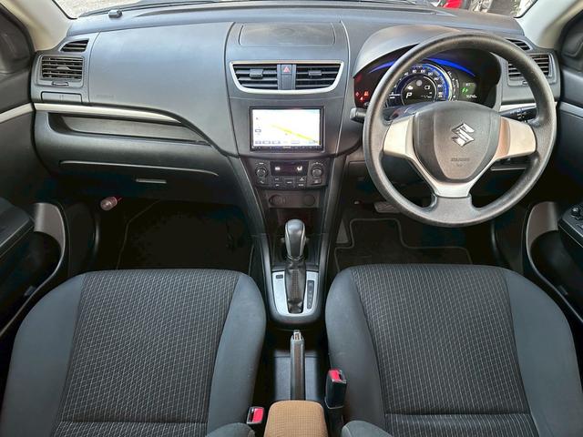 スイフト XG-DJE ユーザー買取車/ケンウッド製ナビ/ブルートゥース接続/プッシュスタート/スマートキー/フルフラット/アイドリングストップ/レベライザー/社外製15インチアルミホイール/ドアバイザー/車検令和9年1月(7枚目)