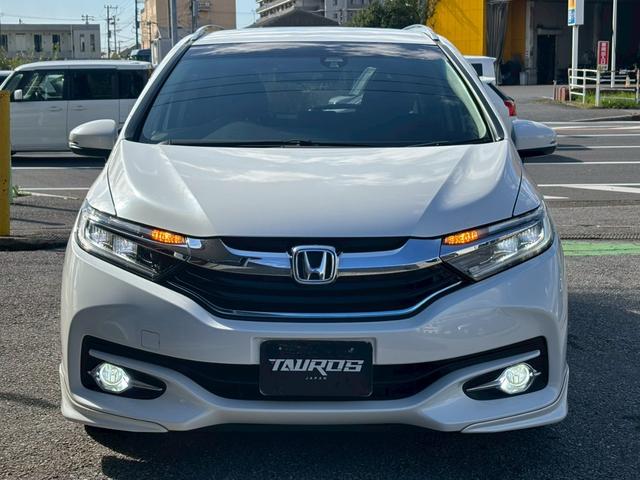 シャトル ハイブリッドZスタイルエディション ユーザー買取車/衝突軽減ブレーキ/ケンウッド製ナビ/ブルートゥース接続/バックカメラ/オートクルーズコントロール/LEDヘッドライト/ハーフレザーシート/プッシュスタート/スマートキー/フルフラット(17枚目)