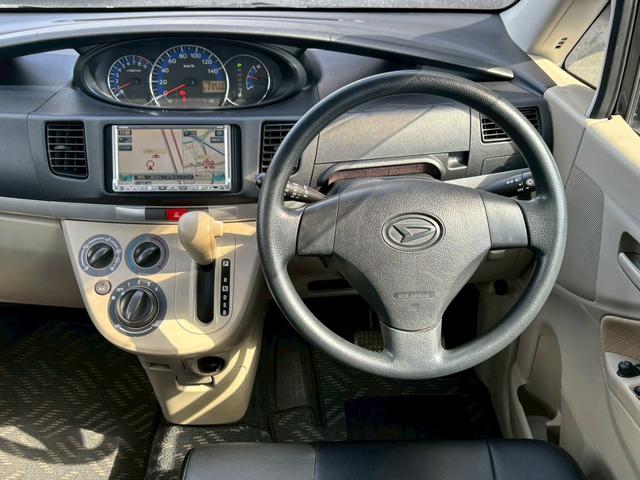 ムーヴ Ｘ　ユーザー買取車／クラリオン製ナビ／ミュージックサーバー／スマートキー／フルフラット／レベライザー／電動格納ミラー／ＡＣマニュアルエアコン（45枚目）