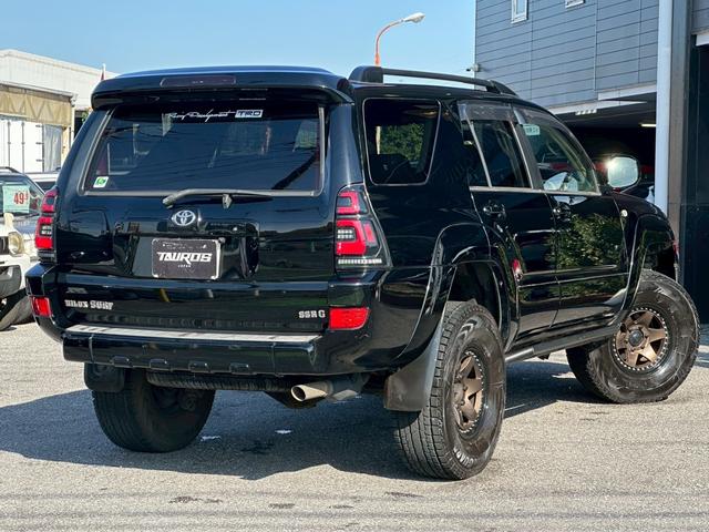 ハイラックスサーフ SSR-G ユーザー買取車/SCS製16インチAW/カロッツェリア製カーオーディオ/ブルートゥース接続/バックカメラ/イカリング型ヘッドライト/リフトアップ/ETC車載器/ドライブレコーダー/フルフラット(19枚目)