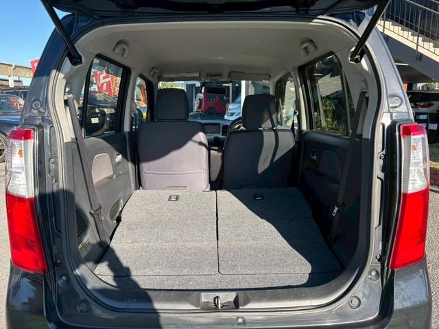 ワゴンＲ ＦＸリミテッド　ユーザー買取車／クラリオン製ナビ／ドライブレコーダー／ＥＴＣ車載器／社外製１４インチＡＷ／プッシュスタート／フルフラット／アイドリングストップ／レベライザー／ドアバイザー／キーレスエントリー（14枚目）