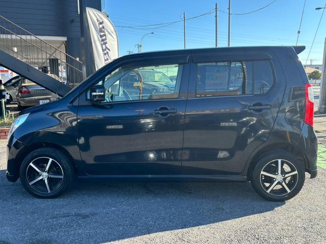 ワゴンＲ ＦＸリミテッド　ユーザー買取車／クラリオン製ナビ／ドライブレコーダー／ＥＴＣ車載器／社外製１４インチＡＷ／プッシュスタート／フルフラット／アイドリングストップ／レベライザー／ドアバイザー／キーレスエントリー（32枚目）