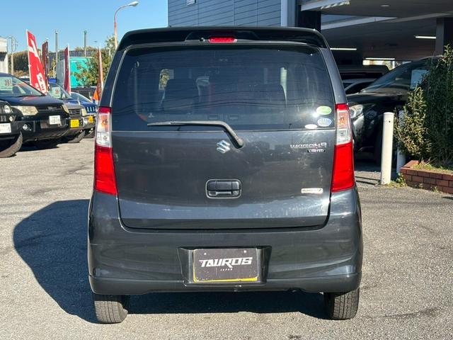 ワゴンＲ ＦＸリミテッド　ユーザー買取車／クラリオン製ナビ／ドライブレコーダー／ＥＴＣ車載器／社外製１４インチＡＷ／プッシュスタート／フルフラット／アイドリングストップ／レベライザー／ドアバイザー／キーレスエントリー（42枚目）