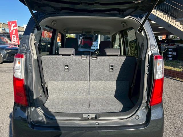 ワゴンＲ ＦＸリミテッド　ユーザー買取車／クラリオン製ナビ／ドライブレコーダー／ＥＴＣ車載器／社外製１４インチＡＷ／プッシュスタート／フルフラット／アイドリングストップ／レベライザー／ドアバイザー／キーレスエントリー（71枚目）