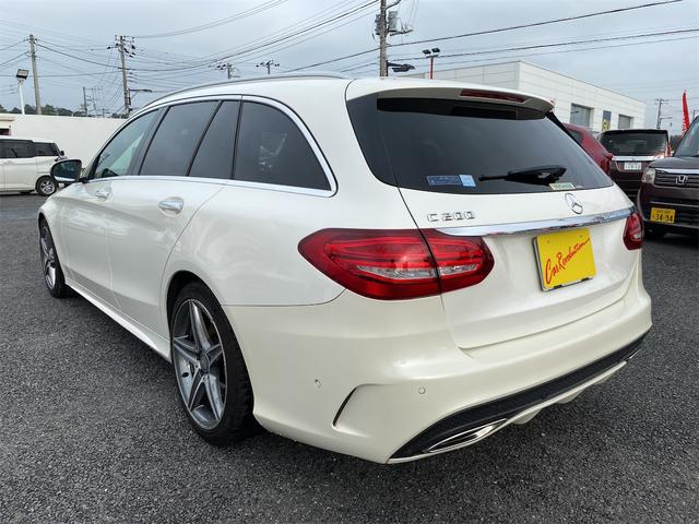 Ｃクラスステーションワゴン Ｃ２００　ステーションワゴン　スポーツ　ドライブレコーダー　ＥＴＣ　バックカメラ　ナビ　ＴＶ　クリアランスソナー　オートクルーズコントロール　衝突被害軽減システム　アルミホイール　オートライト　パワーシート　スマートキー　電動格納ミラー（17枚目）