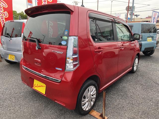 ワゴンＲスティングレー Ｘ　距離無制限１２ケ月保証付　ワンオーナー　ＥＴＣ　ナビ　ＴＶ　衝突被害軽減システム　ＨＩＤ　スマートキー　アイドリングストップ　電動格納ミラー　シートヒーター　ベンチシート　ＣＶＴ　盗難防止システム（16枚目）