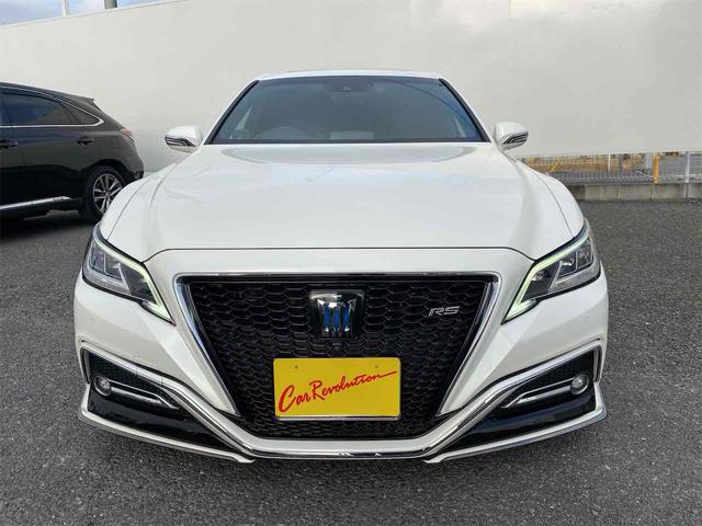 クラウンハイブリッド ＲＳアドバンス　サンルーフ　本革　モデリスタエアロ　前後ドラレコ　デジタルインナーミラー　クリアランスソナー　リアサンシェード　レーンアシスト　パークアシスト　全周囲カメラ　ナビ（14枚目）