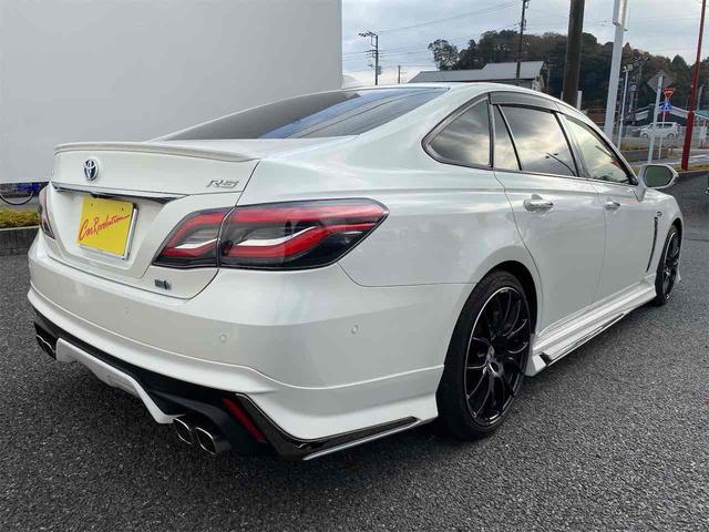 クラウンハイブリッド ＲＳアドバンス　サンルーフ　本革　モデリスタエアロ　前後ドラレコ　デジタルインナーミラー　クリアランスソナー　リアサンシェード　レーンアシスト　パークアシスト　全周囲カメラ　ナビ（16枚目）