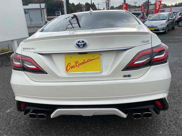 クラウンハイブリッド ＲＳアドバンス　サンルーフ　本革　モデリスタエアロ　前後ドラレコ　デジタルインナーミラー　クリアランスソナー　リアサンシェード　レーンアシスト　パークアシスト　全周囲カメラ　ナビ（17枚目）