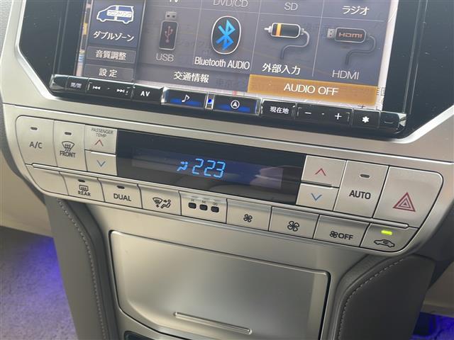ランドクルーザープラド ＴＸ　Ｌパッケージ　ＡＬＰＩＮＥ９型ナビ　ドラレコ　モデリスタエアロ　ビルトインＥＴＣ　サンルーフ　レーダークルーズコントロール　レザーシート　シートヒーター　エアシート　横滑り防止装置　衝突軽減システム　禁煙車（22枚目）