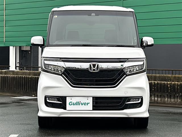N-BOXカスタム G・Lターボホンダセンシング 純正インターナビ TV USB Bluetooth バックカメラ 純正ビルトインETC スマートキー クルーズコントロール ステアリングボタン 充電ソケット 両側パワースライドドア ハーフレザーシート(13枚目)